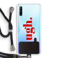 Ugh: Huawei P Smart Pro Transparant Hoesje met koord