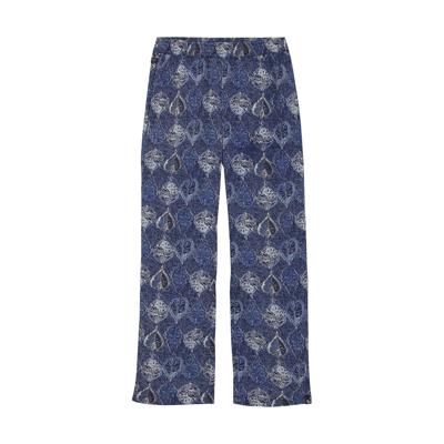 Indian Blue Jeans Zomer broek meisjes - navy blauw - print - wide fit