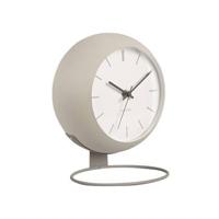 Karlsson - Table clock Nirvana Globe warm grey