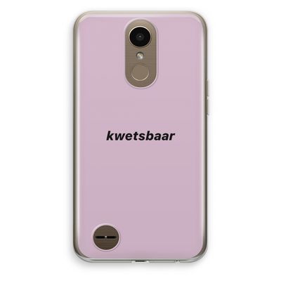 kwetsbaar: LG K10 (2017) Transparant Hoesje