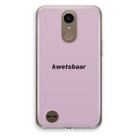 kwetsbaar: LG K10 (2017) Transparant Hoesje