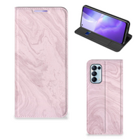 OPPO Find X3 Lite Standcase Marble Pink - Origineel Cadeau Vriendin - thumbnail