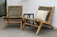 Fonteyn | Loungestoel Oregon | Acacia Teak Look