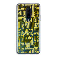 Majorelle Blue Print: OnePlus 7 Pro Transparant Hoesje