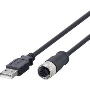 ifm Electronic E12689 Adapterkabel Aantal polen (sensoren): 4, 5 Stekker, recht, Bus, recht 1 m 1 stuk(s)
