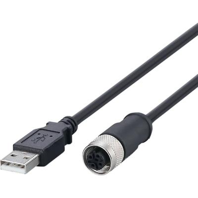 ifm Electronic E12689 Adapterkabel Aantal polen (sensoren): 4, 5 Stekker, recht, Bus, recht 1 m 1 stuk(s)
