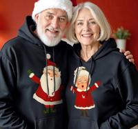 Dhr. En mevr. Claus koppels t-shirts
