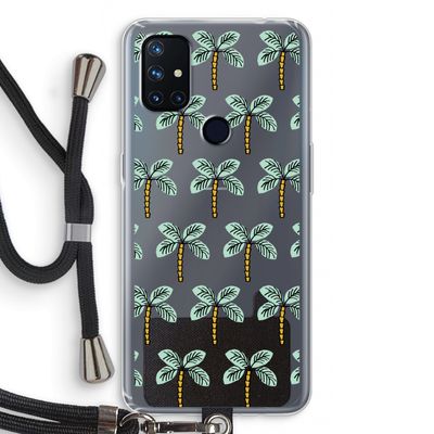 Paradise: OnePlus Nord N10 5G Transparant Hoesje met koord