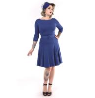 Sabrina Dress Royal Blue-L | 49% korting - thumbnail