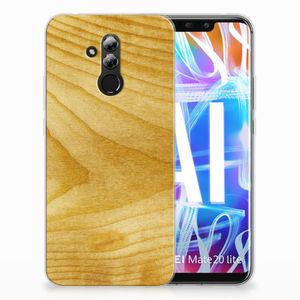 Huawei Mate 20 Lite Bumper Hoesje Licht Hout