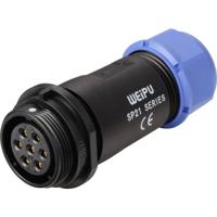 Weipu SP2111 / S 7 II Ronde connector Bus, recht Totaal aantal polen: 7 Serie (ronde connectoren): SP21 1 stuk(s)