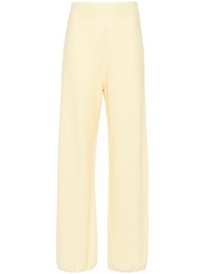 Fabiana Filippi pantalon en maille à sequins - Jaune