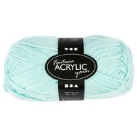 Creativ Company Acrylgaren, mintgroen, 50gr, 80m