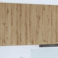 Hangkast Ambachtelijke Eik en Wit 50 x 31 x 100 cm Bewerkt hout