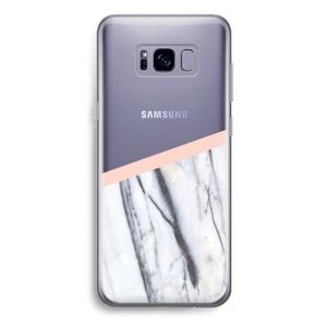 A touch of peach: Samsung Galaxy S8 Plus Transparant Hoesje
