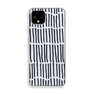 Moroccan stripes: Pixel 4 Transparant Hoesje