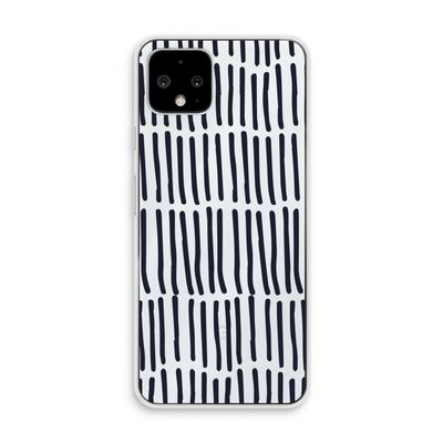 Moroccan stripes: Pixel 4 Transparant Hoesje