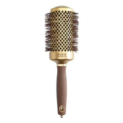 Olivia Garden Wavy Bristles Gold&Brown Brush Ø55mm