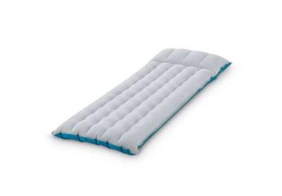 INTEX opblaasbare campingmatras - 1 plaats - grijs