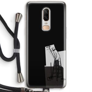 Musketon Painter: OnePlus 6 Transparant Hoesje met koord
