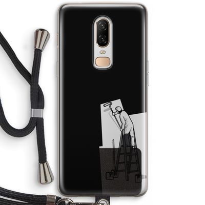 Musketon Painter: OnePlus 6 Transparant Hoesje met koord