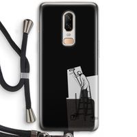 Musketon Painter: OnePlus 6 Transparant Hoesje met koord