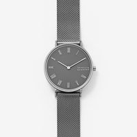 Horlogeband Skagen SKW2814 Mesh/Milanees Grijs 16mm