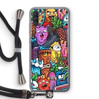 Vexx Mixtape: Samsung Galaxy A11 Transparant Hoesje met koord