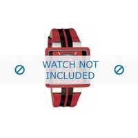 Horlogeband Dolce & Gabbana DW0064 Leder Rood 11mm - thumbnail