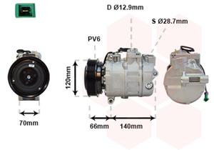 Van Wezel Airco compressor 0300K150