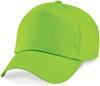 Beechfield CB10B Junior Original 5 Panel Cap - Lime Green - One Size