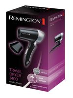 Remington D2400 haardroger 1400 W Zwart, Zilver - thumbnail