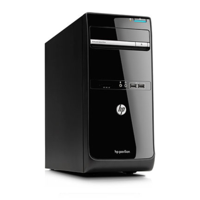 HP Pavilion p6 Series Tower - Intel Core i5-3e Generatie - 8GB RAM - 256GB SSD - Windows 10