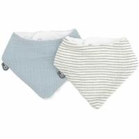 Slabbetjesset Domiva Blauw Katoen 2 Onderdelen (2 Stuks)