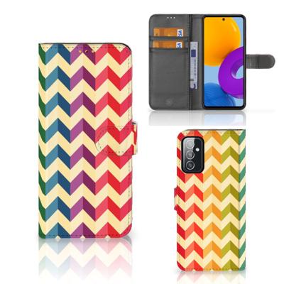 Samsung Galaxy M52 | Telefoon Hoesje | Zigzag Multi Color