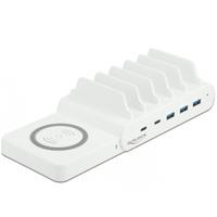 Qi oplader + USB hub