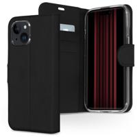 Accezz Wallet Softcase Bookcase iPhone 15 Telefoonhoesje Zwart