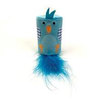 Happy Pet tabby patch vogel ratel en roller blauw