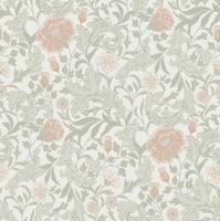 Dutch Wallcoverings Eleganza - Bilbury Sage Coral - Multicolor
