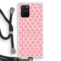 Dakpannetjes: Samsung Galaxy S10 Lite Transparant Hoesje met koord
