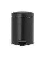 Brabantia pedaalemmer NewIcon 5 liter matt black Brabantia pedaalemmer NewIcon 5 liter matt black