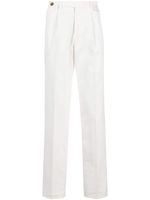 Brunello Cucinelli pantalon de costume à taille mi-haute - Blanc - thumbnail