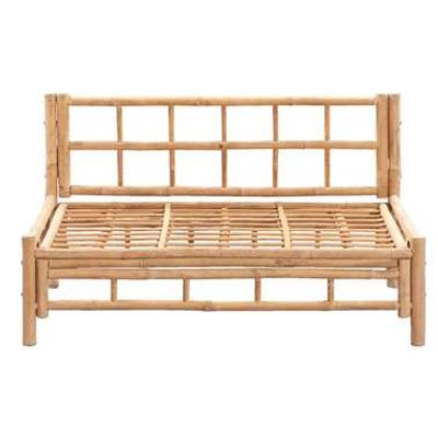 Palletbank Tarifa bamboe - naturel - 120x85x66 cm