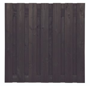 Tuinscherm schutting antraciet zwart 180x180cm