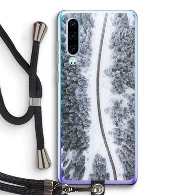 Snøfall: Huawei P30 Transparant Hoesje met koord