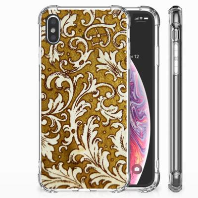 Anti Shock Case Apple iPhone Xs Max Barok Goud Anti Shock Case Apple iPhone Xs Max Barok Goud