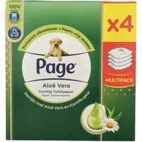 Vochtig toiletpapier aloe vera