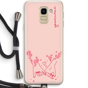 Best Friends: Samsung Galaxy J6 (2018) Transparant Hoesje met koord