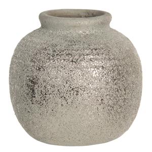 Clayre & Eef Bruine Decoratie vaasje Ø 8*8 cm 6CE1219