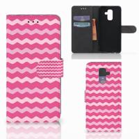 Samsung Galaxy A6 Plus 2018 | Telefoon Hoesje | Waves Pink